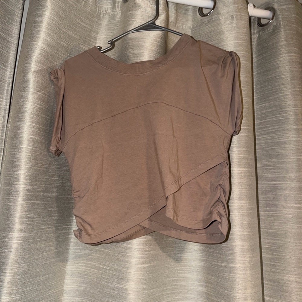 Free People Brown Crop Top